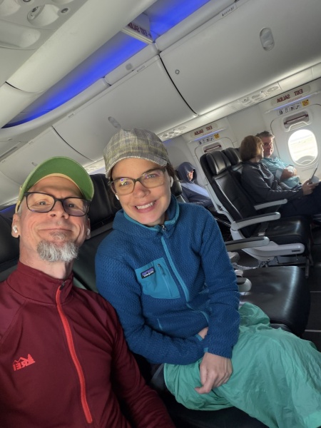 And winning the “whole row to ourselves” lottery!