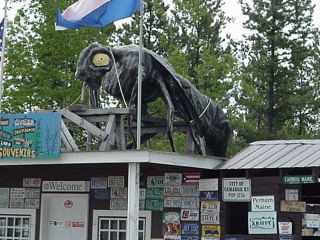 Brian finds his first large fiberglass masterpiece, a particularly menacing mosquito!