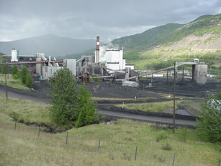 It was a lot scarier looking close up, a decaying coal operation just north of Jasper National Park