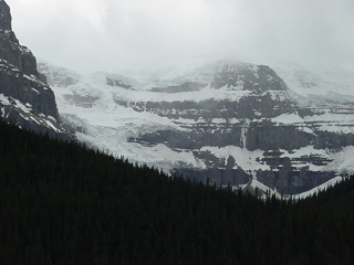 Cascading ice falls
