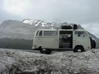 Lunch at the top of the pass