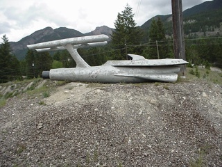 An artist's interpretation of the USS Enterprise. Yes, fiberglass, but a little rough for Brian's taste