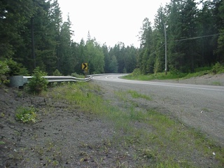 A piece of back country Montana highway