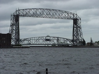 This was originally a tram type bridge, with the lower driving deck added later