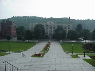 Directly across the street, Brian's old workplace, the all granite Vermont Department of Education
