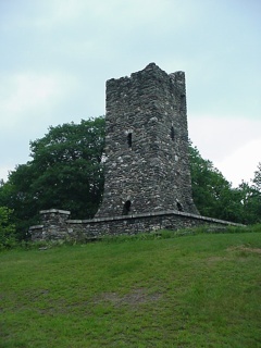 A neat tower in a cool park overlooking picturesque Montpelier