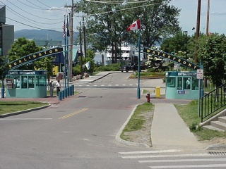 The entrance to Burlington's new waterfront, snazzy huh?