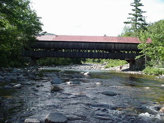 They used to cover bridges in this part of the country to... Actually we're not sure why you would cover a bridge, but it's kind of cool