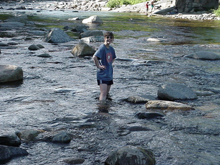 Theresa, refusing to come out of "Swift River"
