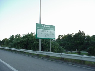 We, on the other hand, bucked the trend and headed for back to New Hampshire