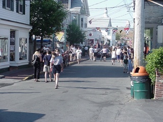 Main street in Provincetown, where the pilgrims first landed. You can drive it, but I wouldn't...