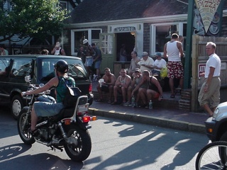 Different from any other place we have visited, most of the people in Provincetown were men