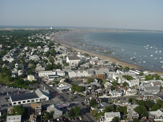 Provincetown and both sides of the cape from the tower