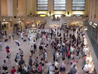 Grand Central Station is enormous and recently refurbished