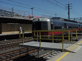 In Larchmont, New York, we parked and caught a train to New York City