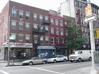 Brian & Theresa wake in Michael and Cody's apartment on the second floor of this East Village apartment building