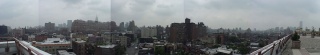 A New York vista, from the rooftop where we watched the tall ships