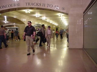 Step Two, back through Grand Central Station