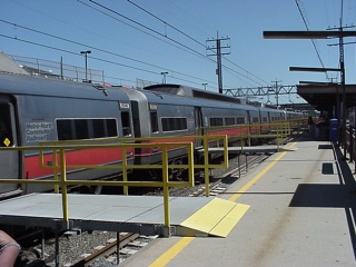 Step Three, back onto the train to Larchmont
