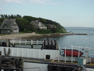 A few hours later we debark on the ferry from Woods Hole, MA, to the island of Martha's Vineyard