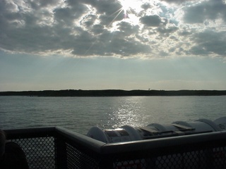 Cool clouds over the mainland