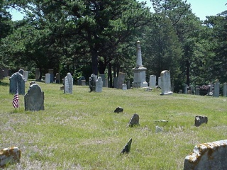 We visited the Chilmark Cemetery
