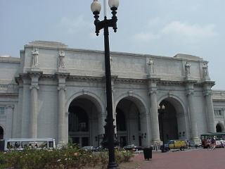 The exterior of the opulent Union Station