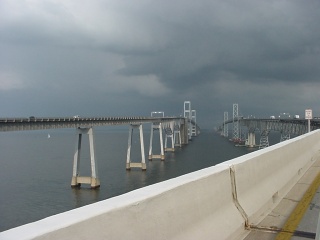 The bridge from Annapolis to the Eastern Shore. They build some real bridges in this part of the country