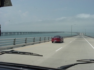 Much of it was raised causeway like this...