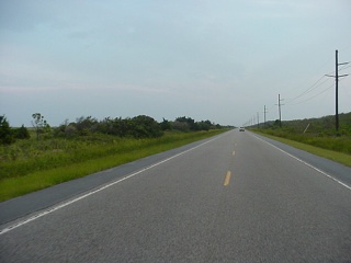 A little Outer Banks roadway