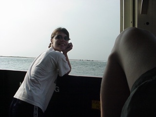 ...and a very pleasant ferry ride in and out of the bus, the view here is from the back seat