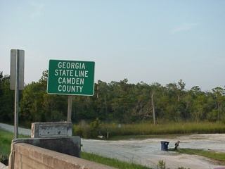 Those with a passing knowledge of Georgia Counties will know this one is on the Georgia-Florida border. It was as good as we could do, we couldn't find a "Welcome to Georgia!" sign anywhere
