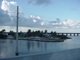 A small community, on a teeny Key, accessible only via the old bridge