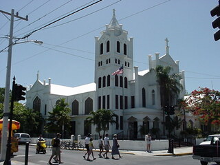 The big white churches have a different flavor here than in New England