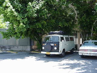 The Bus wakes alone in the parking lot outside of...