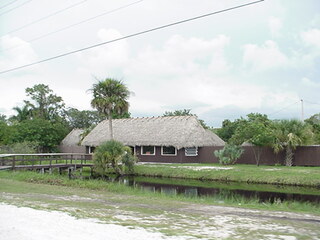 Every once in a while a road sign would proclaim "Indian Village" and a group of thatched huts would show up