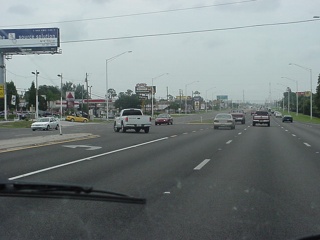 Beginning in Charlotte, across the bridge from Punta Gorda, the strip malls, billboards and car dealerships began