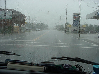 The weather, however, was erratic