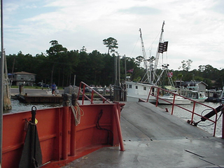 Off the ferry at Dalphin Point