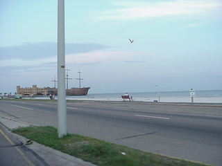 She that huge Spanish galleon? In Biloxi that's called a "casino"