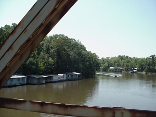 These floating shanties looked like a tough housing option