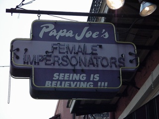 This was one of the most family oriented signs on Bourbon Street