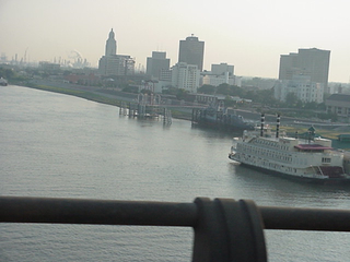 Crossing the Mississippi at Baton Rouge