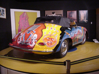 This is an authentic "replica painted in the style of" Janis Joplin's Porsche