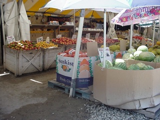 ...lead to lots of road side fruit stands
