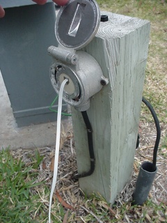 This qualifies as exceptional connectivity in camping circles