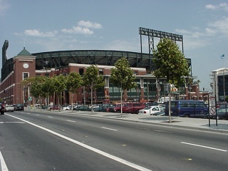 On to San Francisco, and a stadium named after an office supply store