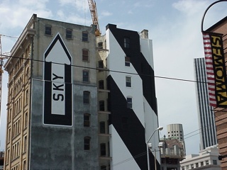 We like this, simple and helpful signage