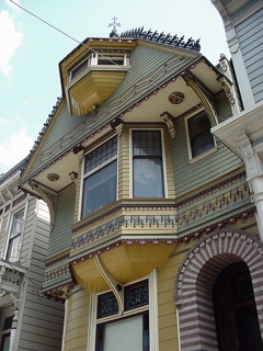 The architecture on Haight is pretty spectacular