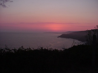 A Beautiful Sunset on the California Coast
